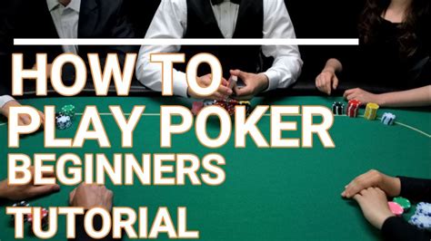 how to play poker for dummies.